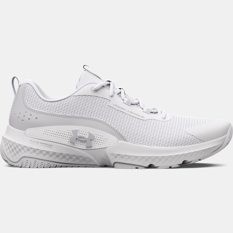 Men's Under Armour Dynamic Select Training Shoes White / White / Halo Gray 42.5